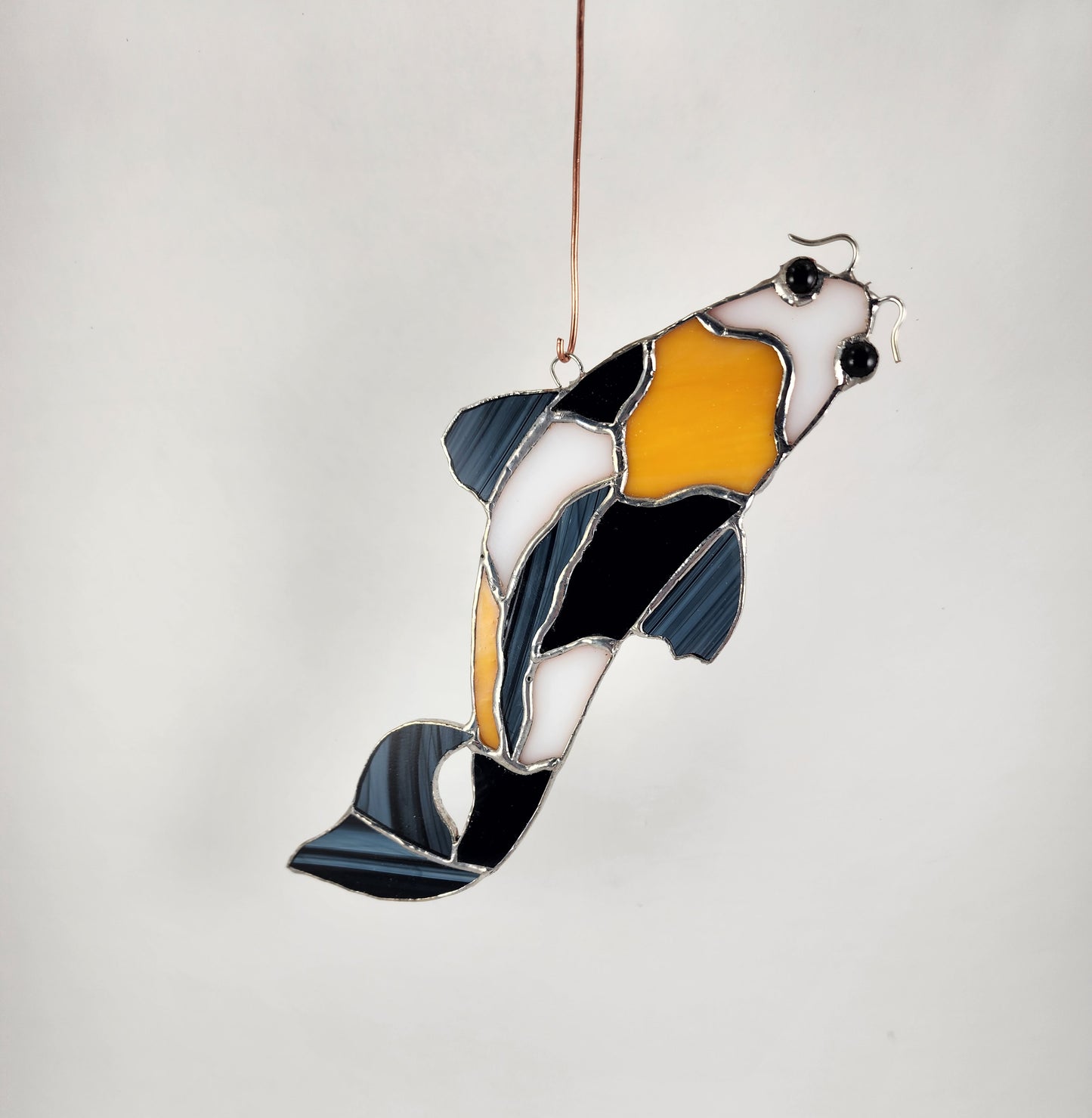 Hanging Koi Fish Stained Glass