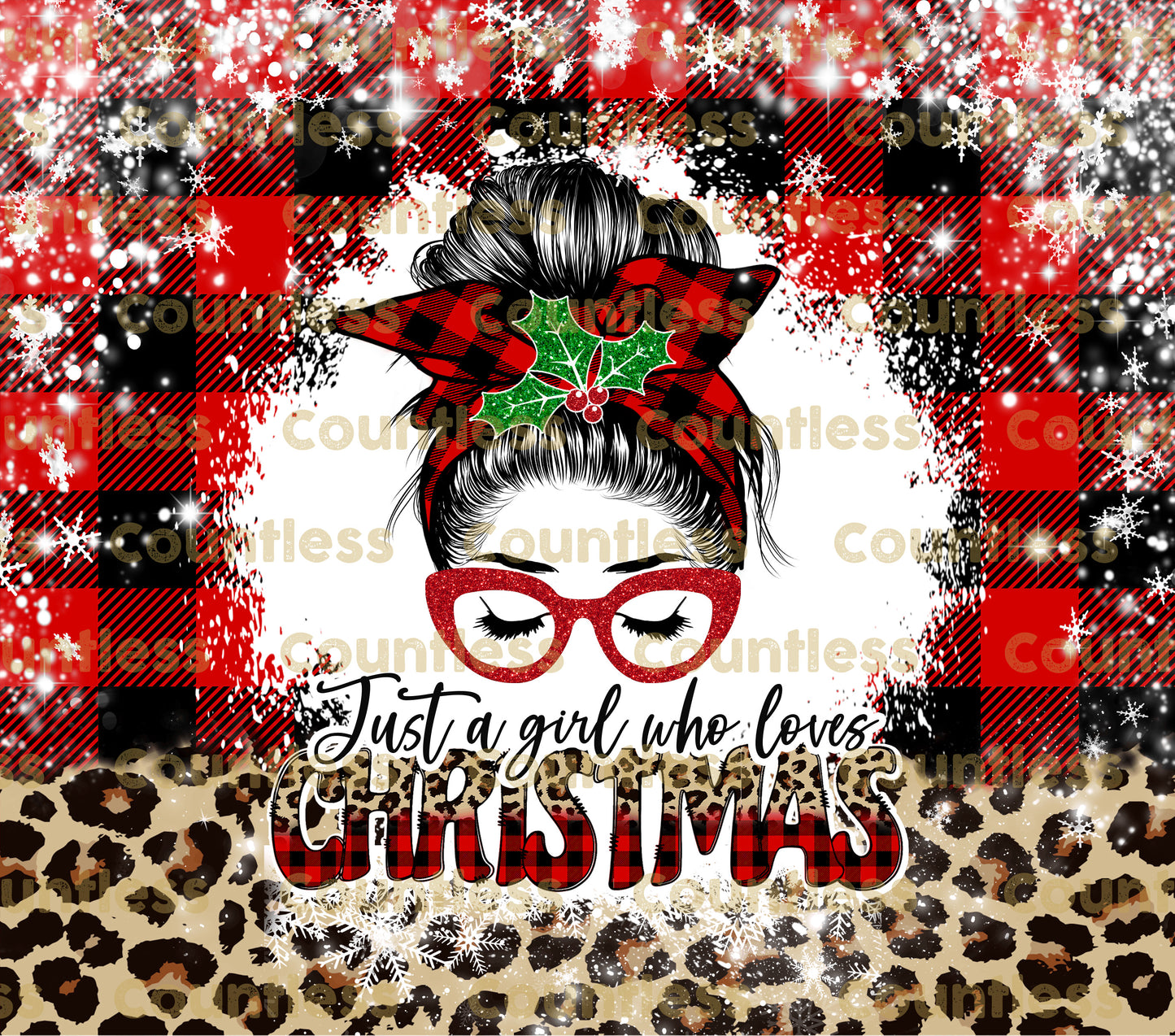 Just A Girl That Loves Christmas Tumbler